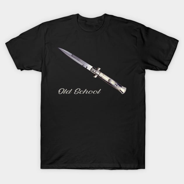 Switchblade - Old School T-Shirt by RainingSpiders